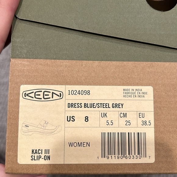 Kaci III Winter Slip-On Shoe  Dress Blue/Steel Grey - Picture 7 of 11